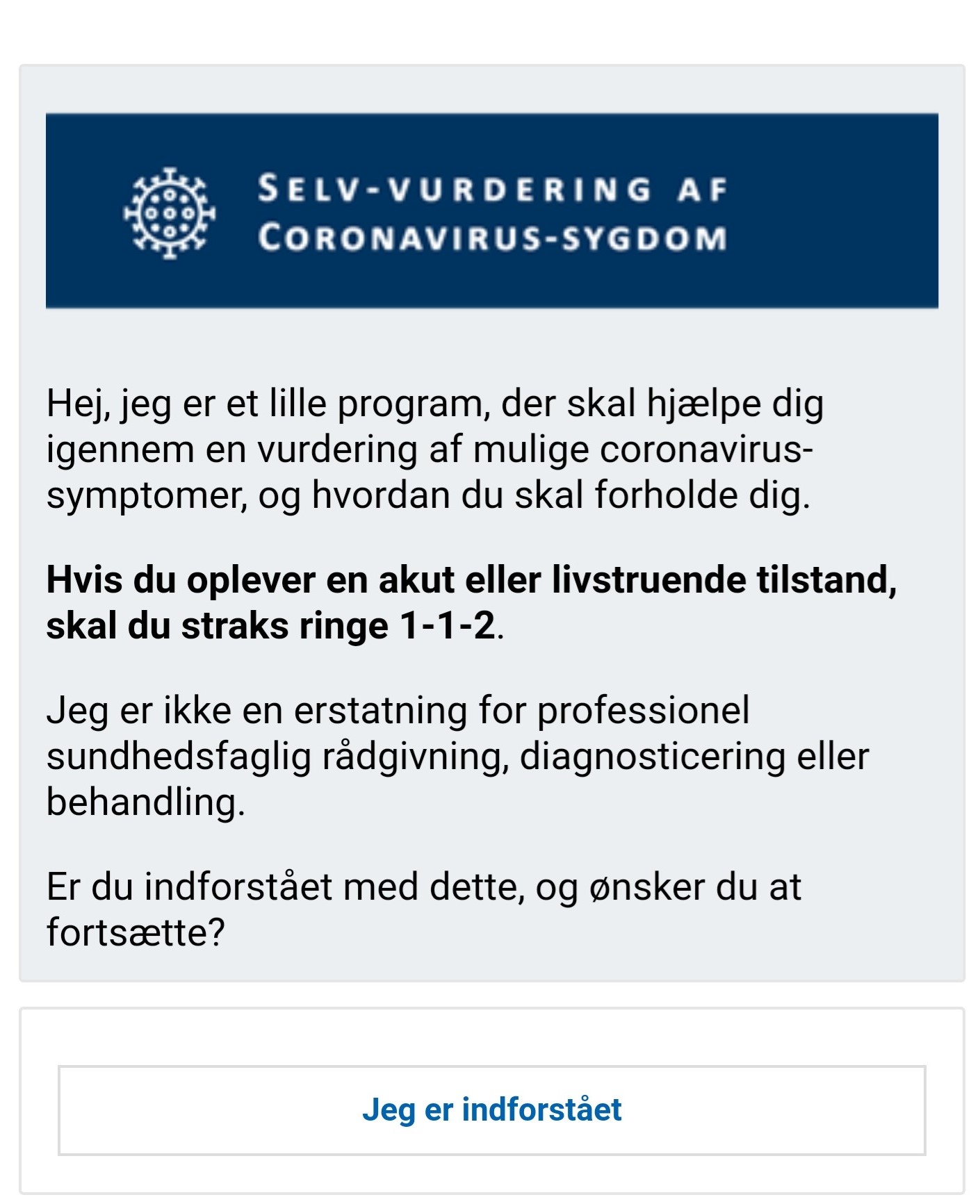 Billede: Chatbotten er et redskab til hurtig afklaring og et supplement til den sundhedsfaglige vurdering.