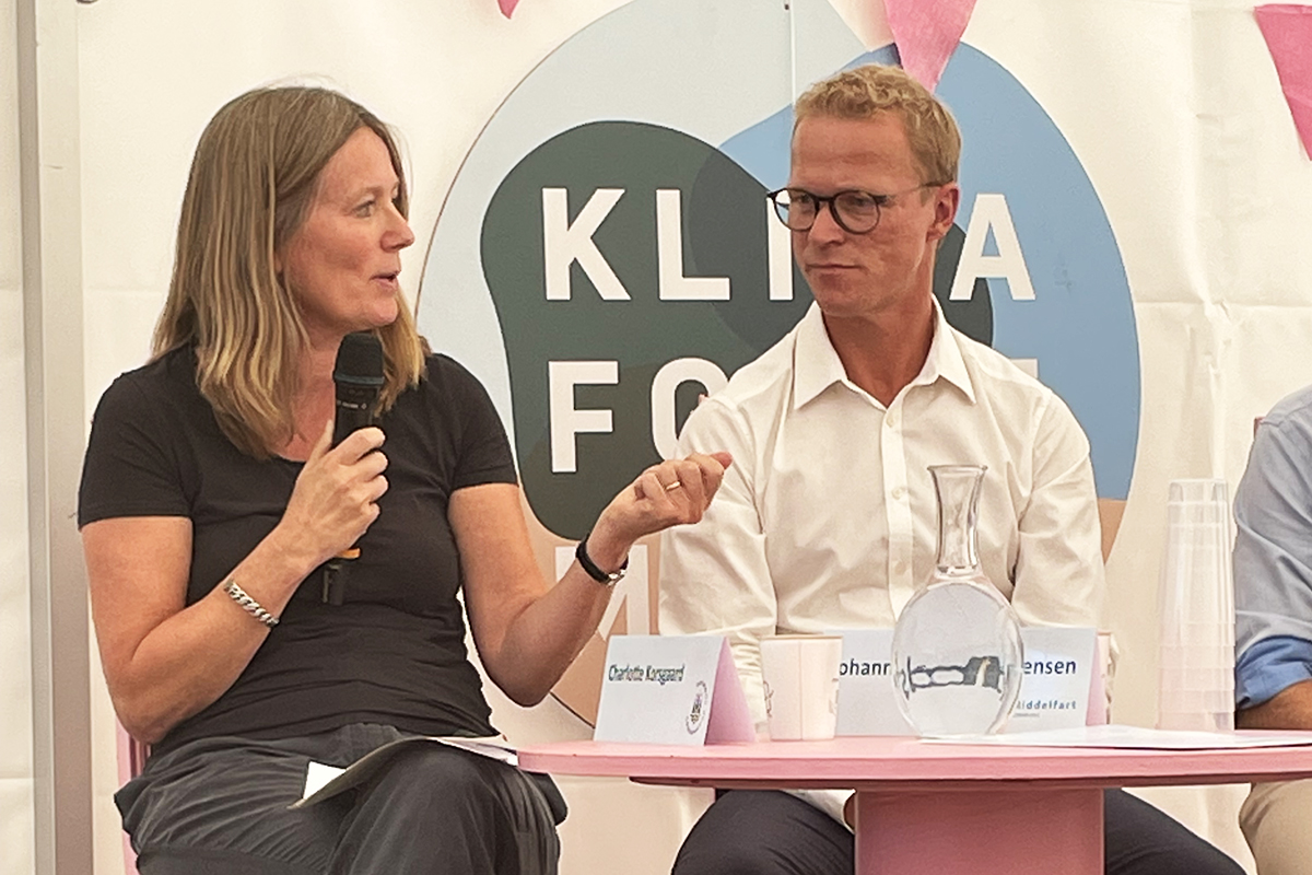 Billede: Charlotte Korsgaard, enhedschef klima i Københavns Kommune, understregede, at der skal være politisk mod til stede i organisationen for at sikre klare udmeldinger om mål og visioner.